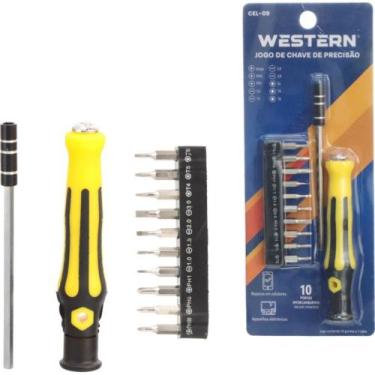 Imagem de Chave De Precisao Western Celular Kit Com 10 Pecas Cel-09