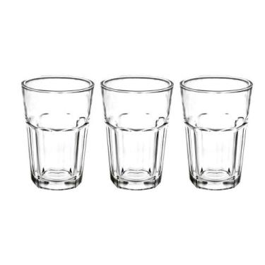 Imagem de Conjunto 3 Copos De Vidro Casual 360Ml Class Home
