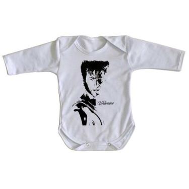 Imagem de body nenê criança roupa bebê manga longa Perfil Logan, G   ( 4-8 Meses