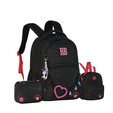 Imagem de Mochila Costas Rebecca Bonbon Estojo Box LancheiraTérmica - Clio Style