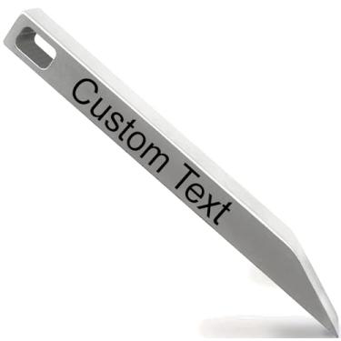 Imagem de Chaveiro gravado personalizado EDC Pry Bar – Mini ferramenta personalizada com chave de fenda, abridor de garrafa e abridor de caixa – Presente de bolso durável para homens