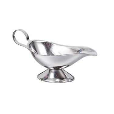 Imagem de Molho bote de molho para bife, comida ocidental, com pimenta-do-reino, pote de molho de aço inoxidável, recipiente para molho de pimenta preta, jarro de leite (XS)