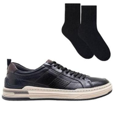 Imagem de Kit Sapatênis Democrata Mike Masculino + Par de M-Masculino