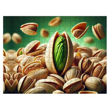 Imagem de Quebra-Cabeça Pistache Abstract De 300 Peças Em Mdf