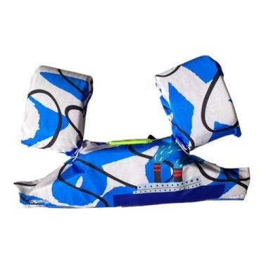 Imagem de Boia Tripla Panda Pool Expedição Azul B1-10 a 20 Kg Colete Infantil
