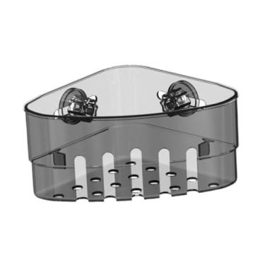 Imagem de Ｂｅｓｇａ Prateleira de canto com ventosa, prateleira de chuveiro removível leve, organizador de chuveiro de banheiro, Preto