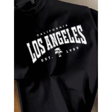 Imagem de Camiseta Unissex Estampada Los Angeles California 1989 Streetwear Urba