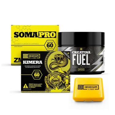 Imagem de Kit Creatina Fuel 150g + Kimera Thermo + Soma Pro + Porta Cáps-Unissex