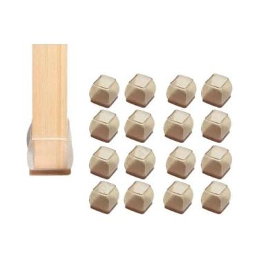 Imagem de 16 Peças De Protetores De Silicone Antiderrapantes Para Pés De Móveis,