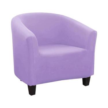 Imagem de Capa Protetora Elástica De Spandex Estampada Para Poltrona Club, Poltr