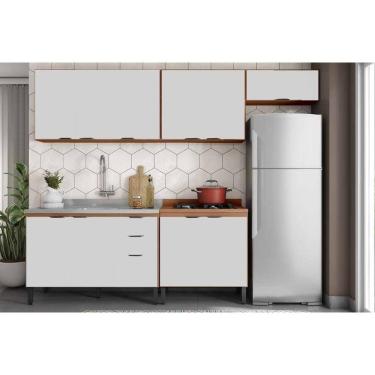 Imagem de Kit Modulado Demóbile 5 Peças Firenze C5P156 Amendola/Nude Prime TX