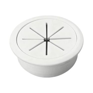 Imagem de Organizador De Cabos Para Mesa De Escritório Com Tampa Para Furos De F