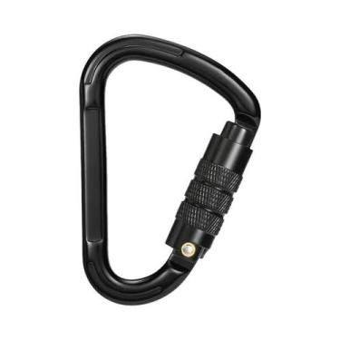 Imagem de Mosquetão CLIWIZ HMS De Alumínio 7075 De Alta Resistência 25KN Com Tra