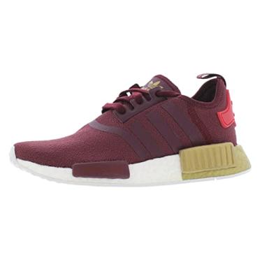 Imagem de adidas Originals T nis feminino NMD_r1, Marrom/Branco/Ouro/Incr vel, 7.5