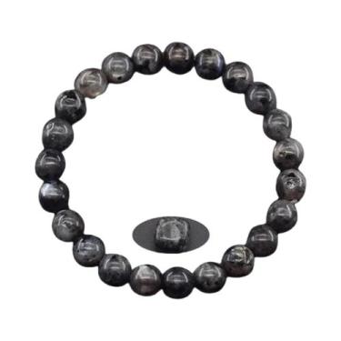 Imagem de Pulseira De Pedra Natural De 8mm Para Mulheres E Homens, Ametista, Qua