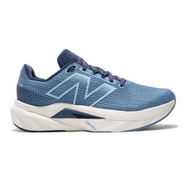 Imagem de Tênis New Balance Fuelcell Propel V5 Feminino, Azul, 35