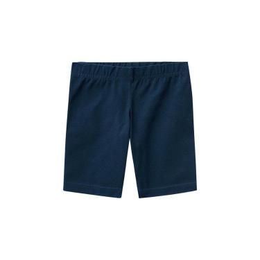 Imagem de Bermuda Infantil Menina Cotton Conforto Malwee Kids Azul Escuro - 8 Malwee Kids-Feminino