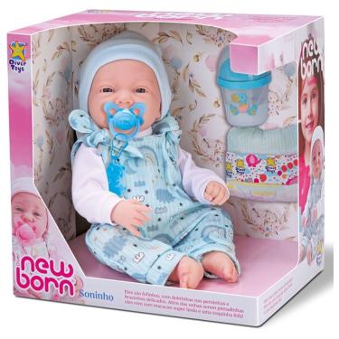 Imagem de Boneca Diver Newborn Soninho Menino Divertoys