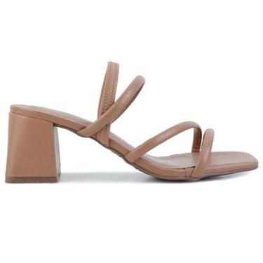 Imagem de Sandália Feminina Via Marte Marrom Macchiato - 171-029-01-Feminino