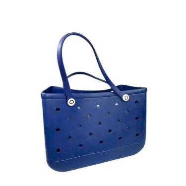 Imagem de Bolsa Eva Premium Luxo Praia Piscina Impermeável - - Domum, Azul escur