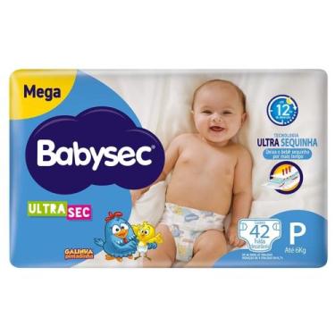 Imagem de Fralda baby sec mega  p/42 - Babysec, P, 42