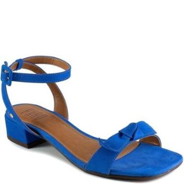 Imagem de Sandália Feminina de Tiras Salto Bloco Laço Parô 13635253-Feminino