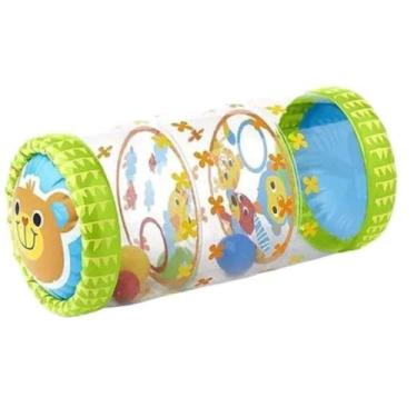 Imagem de Brinquedo Divertido Rolo Inflável /Bebê Com Chocalho - Grupo Mixx