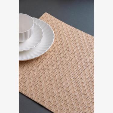 Imagem de Lugar Americano Treliça Wolff 43cm x 30cm Bege PU