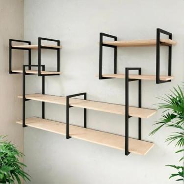 Imagem de Prateleira Organizadora Nicho Estante Suspensa Fixa Parede - Metal Dec