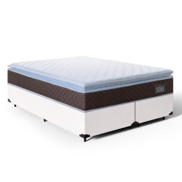 Imagem de Cama Box com Colchão de Espuma D33 Pillow Top Comfort Luxo King 193cm