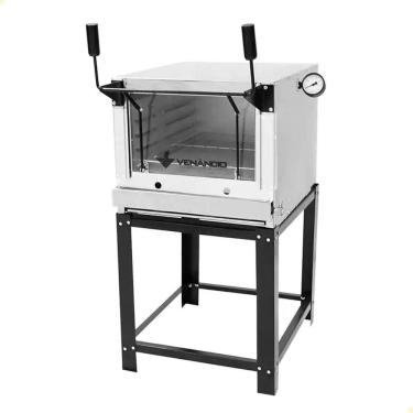 Imagem de Forno Industrial Venâncio Roma Inox 80 cm com Pedra Refratária Gás GLP FIRI80 15552