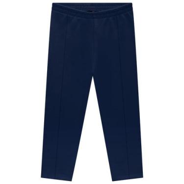 Imagem de Calça Legging Infantil Menina Básica Molicotton Peluciado Tamanho:14Co