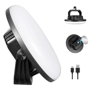 Imagem de Linterna de Camping LED VAVOFO 42W Recargable 4000LM 180 LEDs