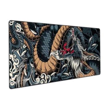 Imagem de Mouse Pad Exbom Dragão Azul Extra Grande 900x400x3mm