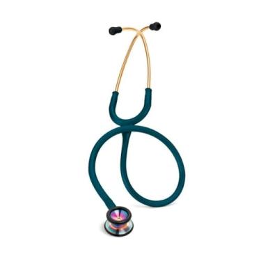Imagem de Estetoscópio 3M Classic II Pediátrico Rainbow 2153 Littmann Azul Caribe