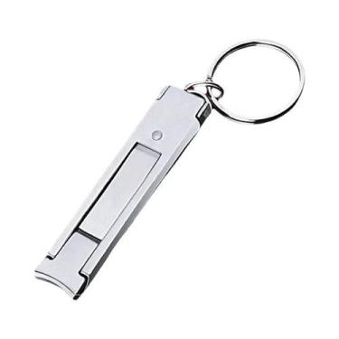 Imagem de Cortador De Unhas Portátil Ultra-Fino E Dobrável Em Aço Inoxidável, Fe