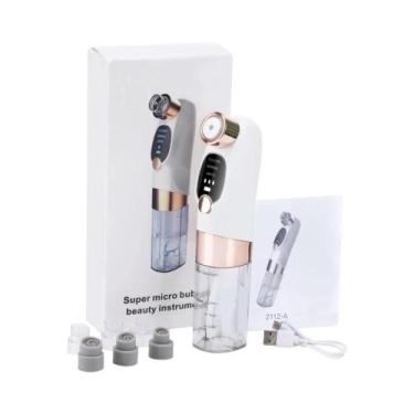 Imagem de Removedor De Cravos Elétrico Preto, Ferramenta De Remoção De Acne Faci