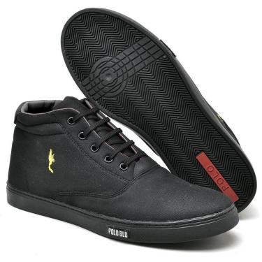 Imagem de Sapatênis Tênis Casual Botinha Cano Médio Polo Blu-Masculino