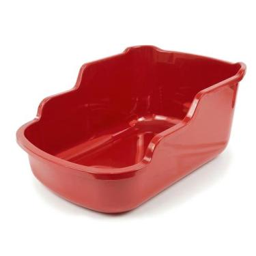 Imagem de Bandeja Para Gatos Toalete Antirrespingos Sandbox Aberta Furba Para Pe