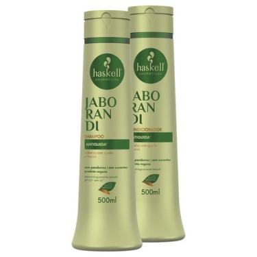 Imagem de Kit Shampoo e Condicionador Jaborandi 500 ml Haskell