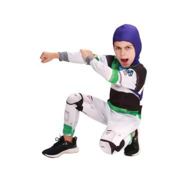 Imagem de Fantasia Infantil Premium Buzz Lightyear Roupa com Capuz Original Disn