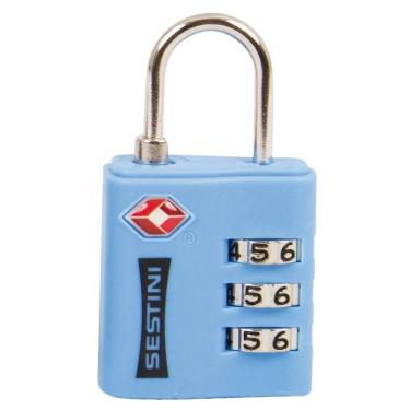 Imagem de Cadeado TSA com Combinação Azul Sestini
