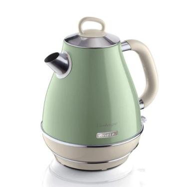 Imagem de Chaleira Elétrica Vintage Verde 1,7L Aço Inox 1850W 220V Ariete, 220V