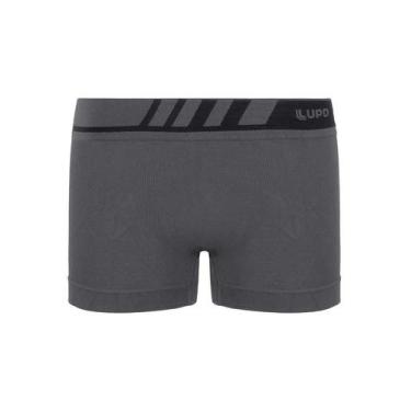 Imagem de Cueca Infantil Boxer Sem Costura Lupo 00136-001, Chumbo, GG