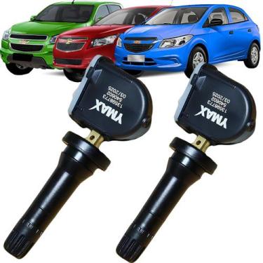 Imagem de Kit 2 Sensor Pressão Pneu Prisma Onix Cruze Spin Tracker S10 - Ymax