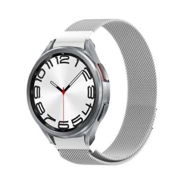 Imagem de Pulseira De Metal Milanesa Unissex Para Samsung Galaxy Watch 6/5/4 Cla