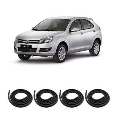 Imagem de Kit Borracha Vedação Das 4 Portas J3 2010 à 2016 - Sem marca