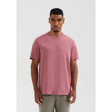 Imagem de Camiseta Básica Masculina Comfort Super Cotton - Hering, P, Rosa