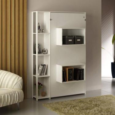 Imagem de Cama Articulada Solteiro 4 Prateleiras 2 Nichos CM8013 Tecnomobili