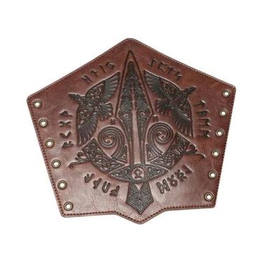 Imagem de Braceletes De Couro PU Estilo Medieval Punk Para Braço, Punho De Guerr